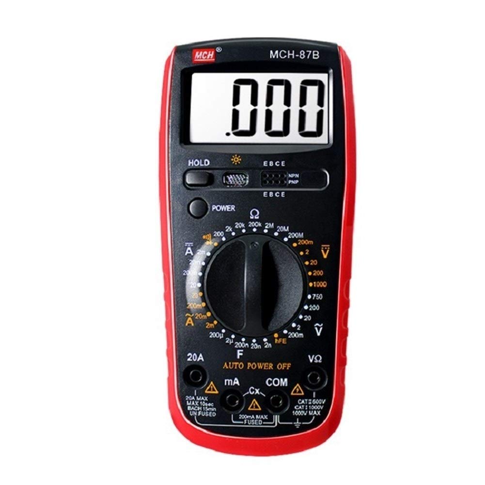 Trzy i pół cyfrowy Multimetr Handheld Portable High Precision Gospodarstwa domowego Mini Kieszonkowy MCH-87B Łatwe pomiary