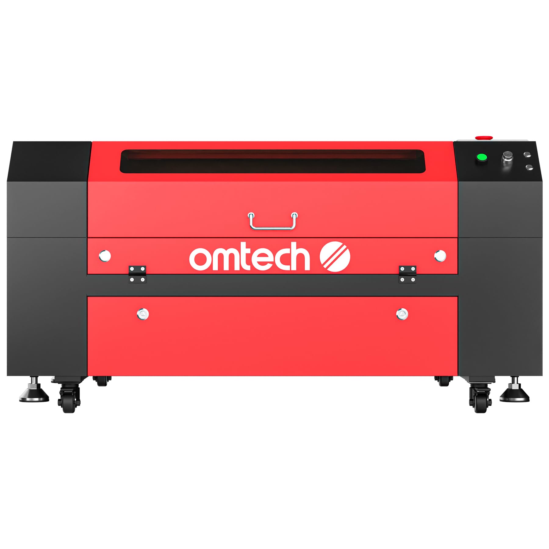 OMTech 60W CO2 Laser Engraver, 28x20 Inch Laser Engraving Cutting Machine with Autolift 4 Way Pass Air Assist Water Pump, Commercial Laser Engraver Cutter for Wood Glass Leather More