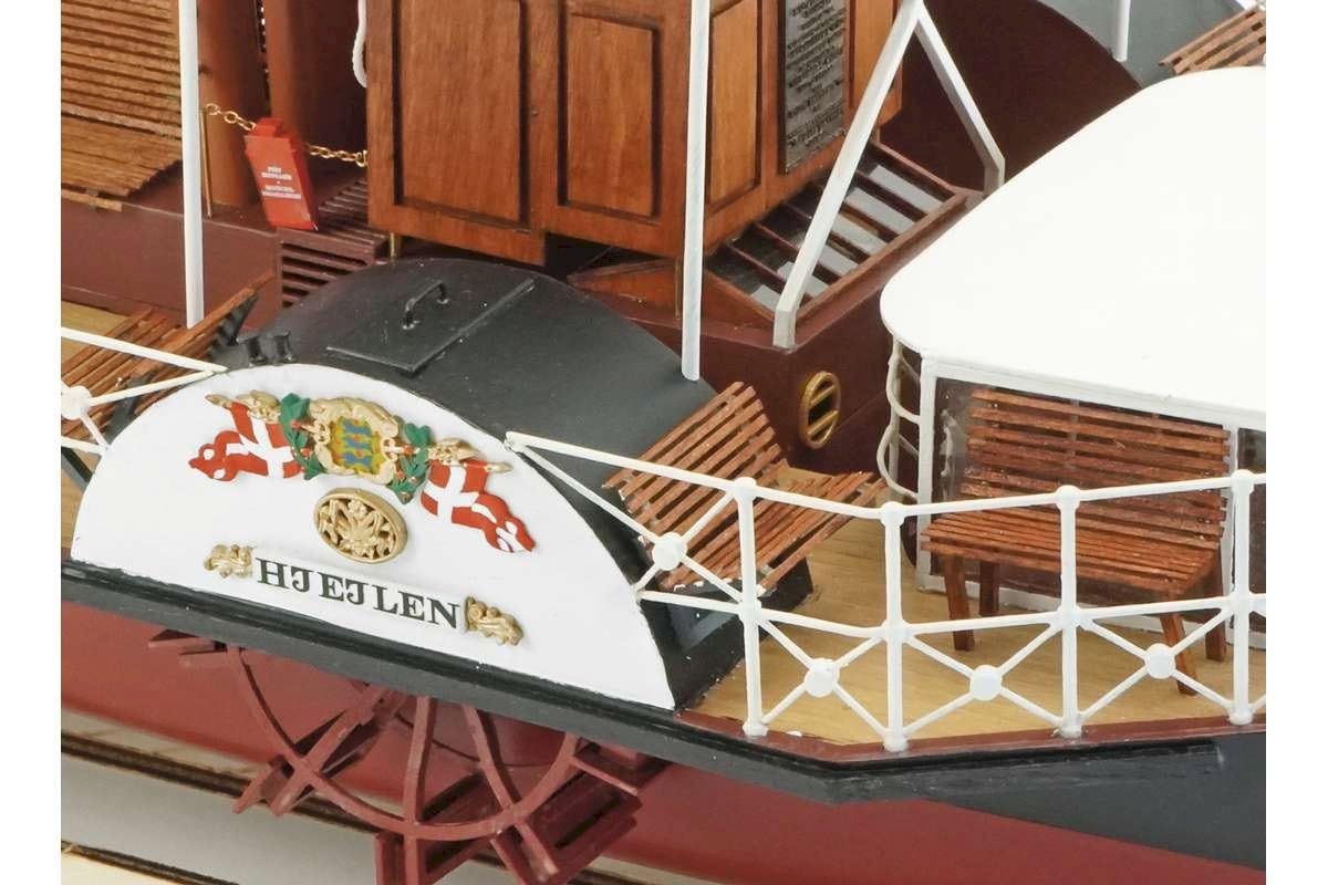 Billing Boats BB403 HJEJLEN, Modell Dampfschiff im Maßstab 1:33, Bausatz aus Holz mit Foto-Handbuch, 85 x 19 x 17 cm
