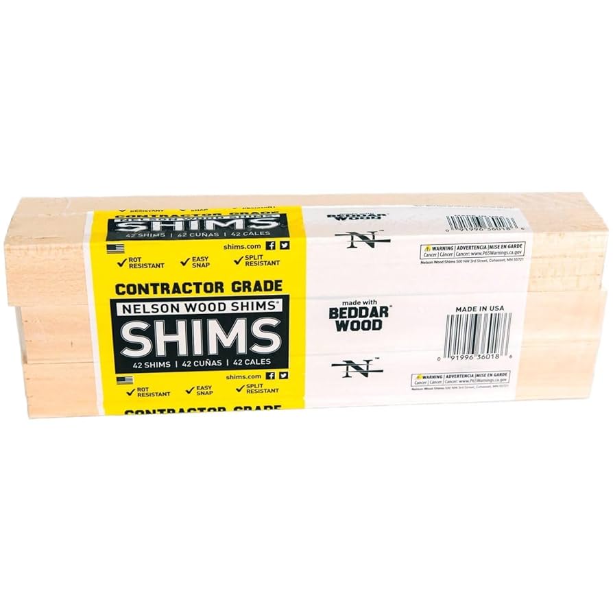 Wood Snapping Shim, 3/8 x 1-3/8 x 12-In., 42-Pk.: Amazon.com