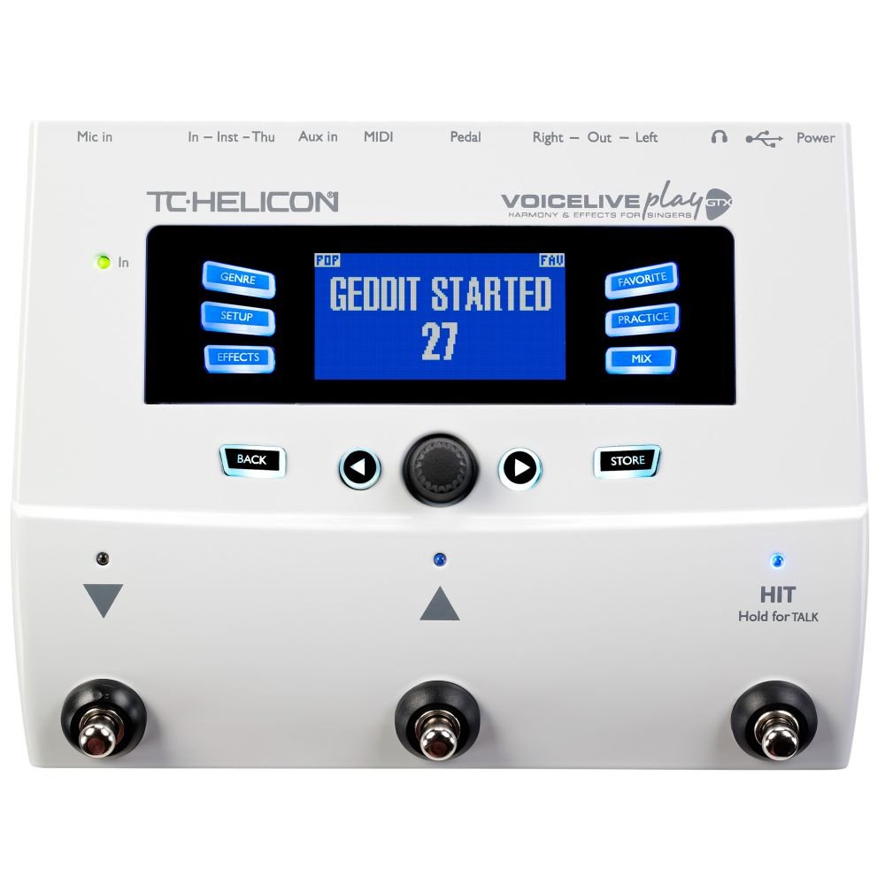 ボーカル用エフェクターtc helicon voicelive play gtx TC-Helicon VoiceLive Play GTX - Vocal and Guitar Effect
