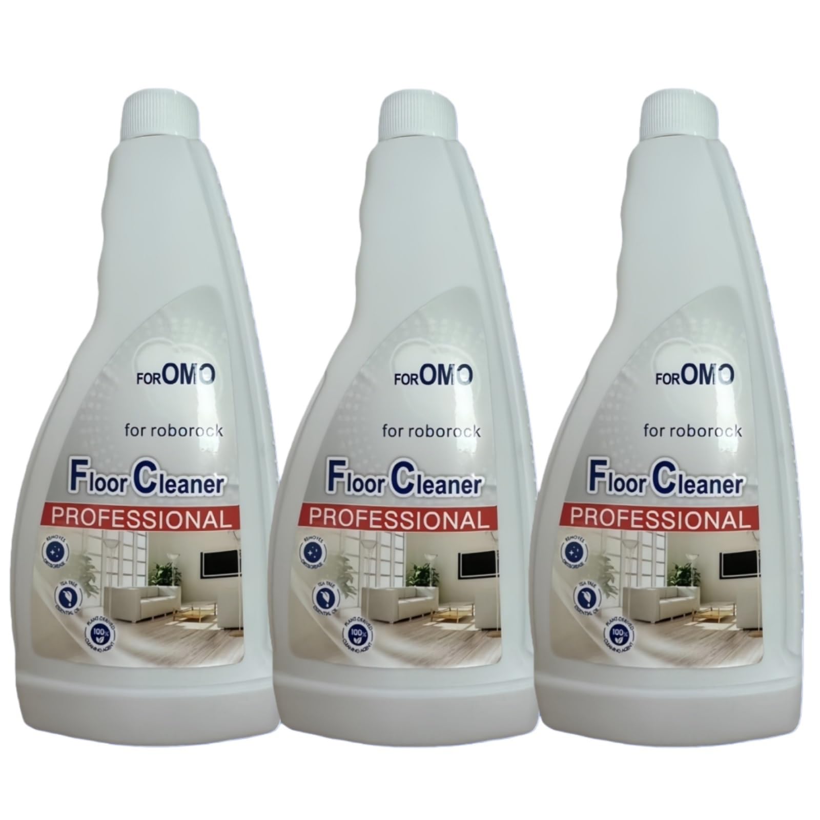 Líquido Limpiador De Suelos Embotellado De 450 Ml. Limpiador De Pisos Compatible Con Roborock S7 S8 S9 Pro MaxV Ultra Dyad F25 U10