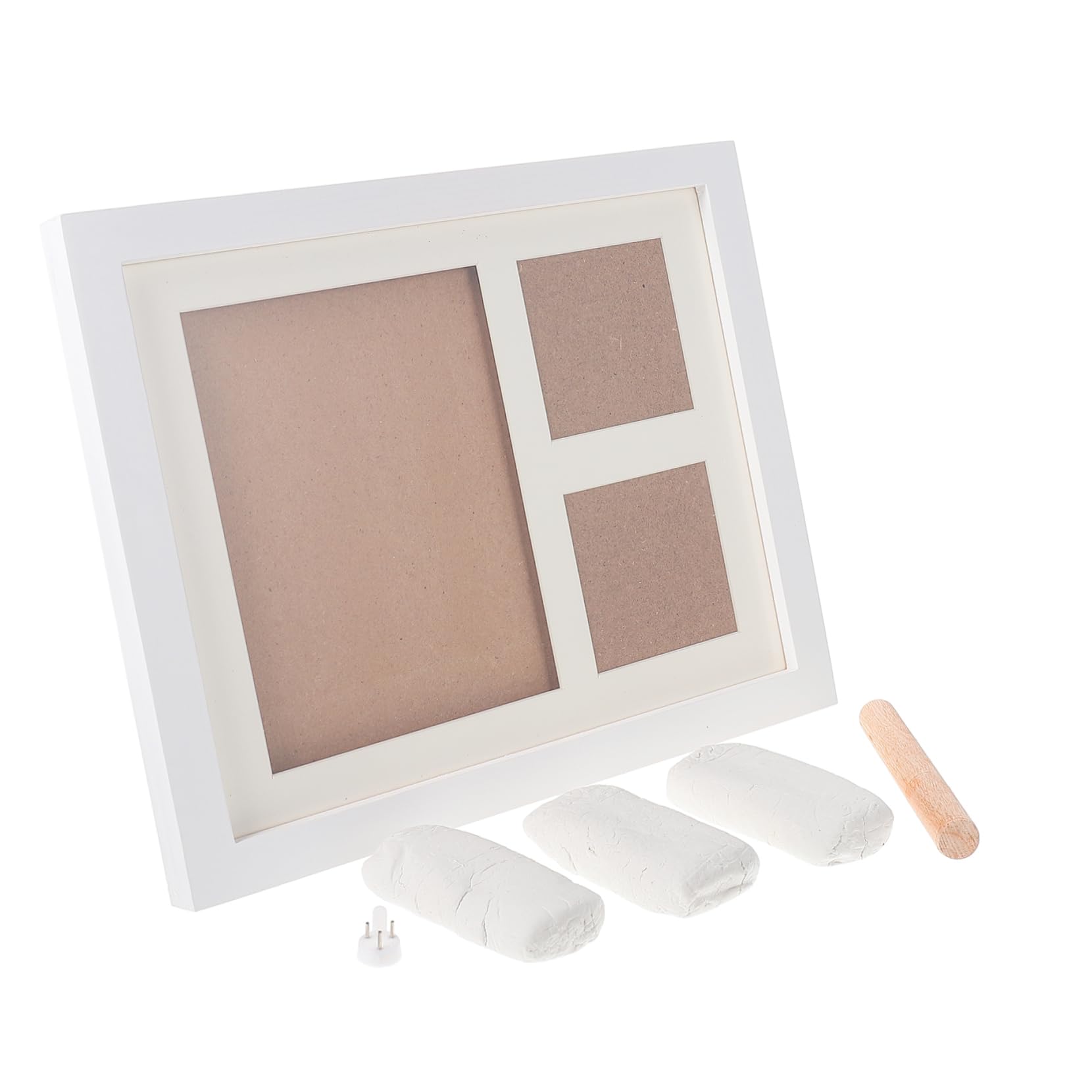 Unomor Handprint Photo Display Holder Set Diy Photo Frame Boys and Girls Handprint Decor Office Home Adornment