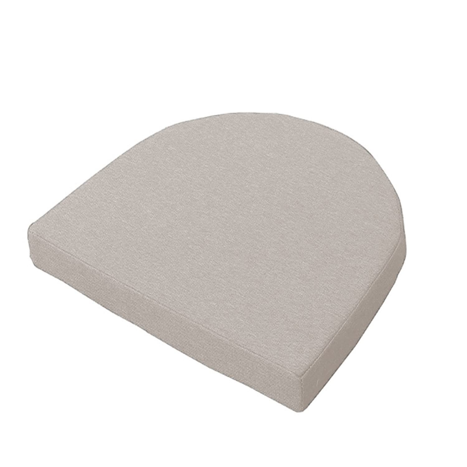 Waigg Kii Beige Indoor Chair Seat Cushion U-Shaped Dining Seat Pad,4/5Cm Thick Chair Pad Cushion Non-Slip Chair Cushions For Home Kitchen Office (45X45x5cm,)