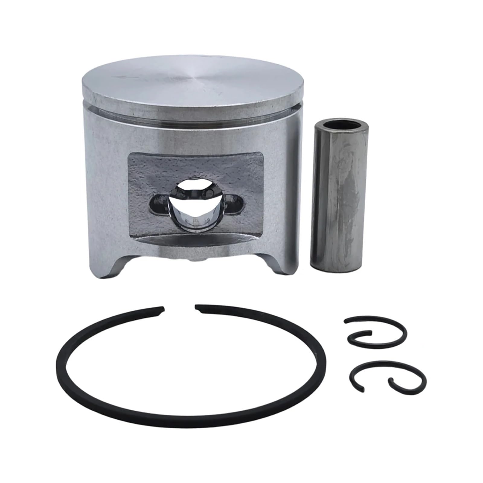 Compatible con motor de motosierra for H-U-S-Q-V-A-R-N-A 365 362, piezas de motor, cilindro redondo de 48 mm, anillos de pistón, jaula, juego de juntas de cojinete.