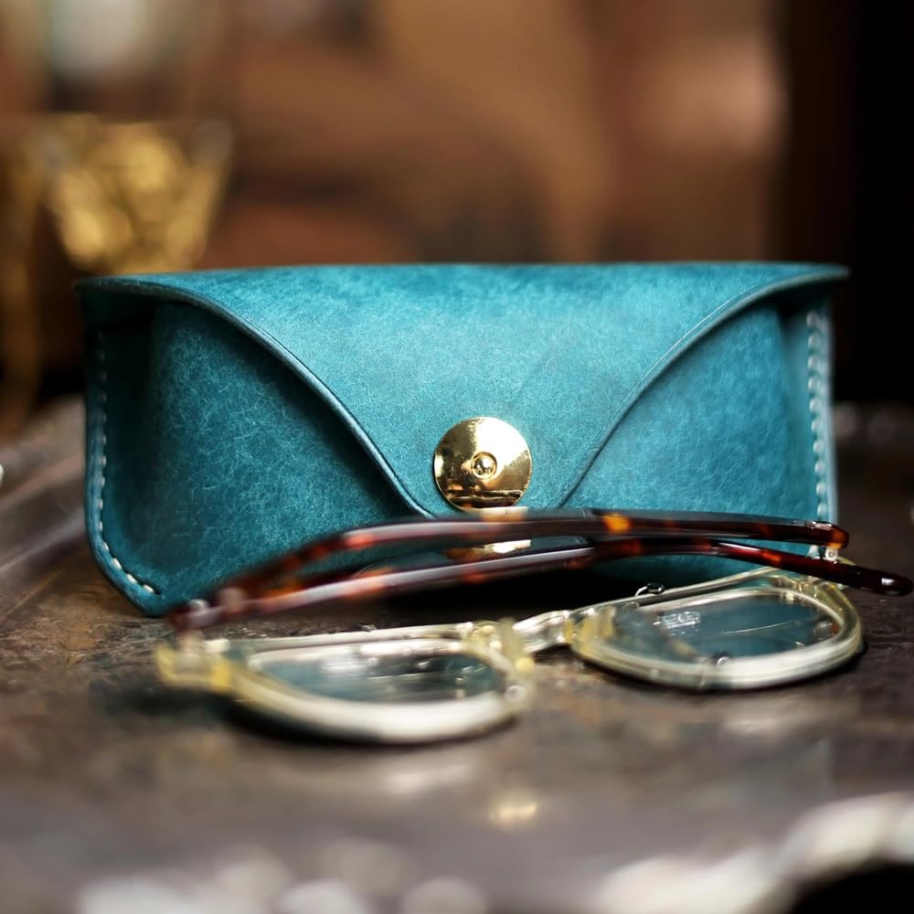 Skórzane etui na okulary przeciwsłoneczne, ręcznie robione etui na okulary retro, etui na okulary przeciwsłoneczne dla mężczyzn i kobiet