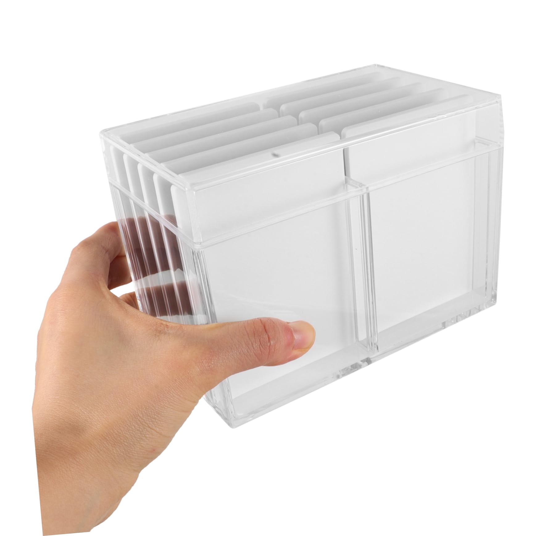 Boîte de Rangement Multi-couches pour Faux Cils en Acrylique Organisateur de Plateaux Légère Stockage des Extensions de Cils Maquillage