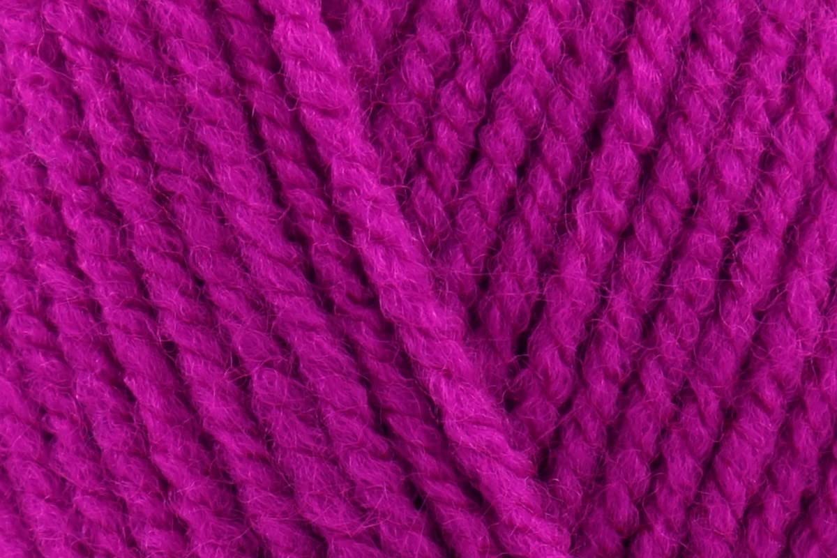 Sirdar Hayfield Bonus DK Crochet Yarn, 100% Acrylic Double Knitting Wool for Toys Jumpers & Sweaters - 100g Balls - Magenta (564) - Pack of 3