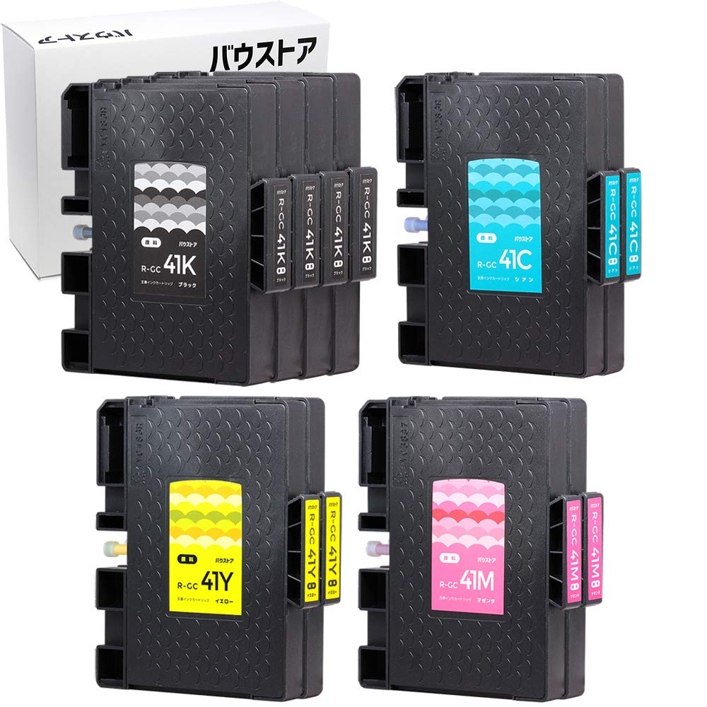 RICOH GC41シリーズ インクカートリッジ 4色 各色10セット新品未使用 Amazon.co.jp: リコー RICOH GC41 10個セット Mサイズ 顔料 互換インク