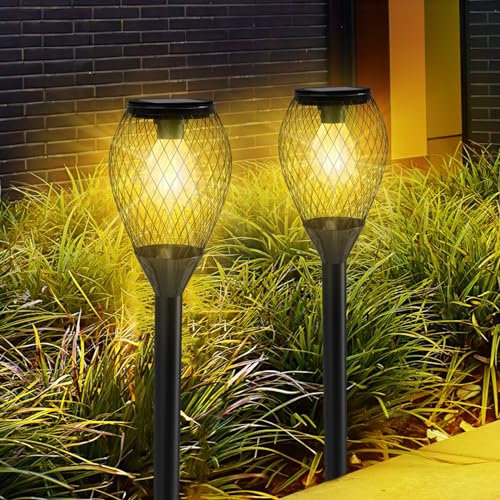 Solarlampen für Außen Garten,2 Stück Solarleuchten für Außen,IP65 Wasserdicht Solar für Den Garten,Warmweiße Solarleuchte für Gärten, Rasenflächen, Gehwege(Auto Ein/Aus) Solarlampen für Außen Garten,2 Stück Solarleuchten für Außen,IP65 Wasserdicht Solar für Den Garten,Warmweiße Solarleuchte für Gärten, Rasenflächen, Gehwege(Auto Ein/Aus)