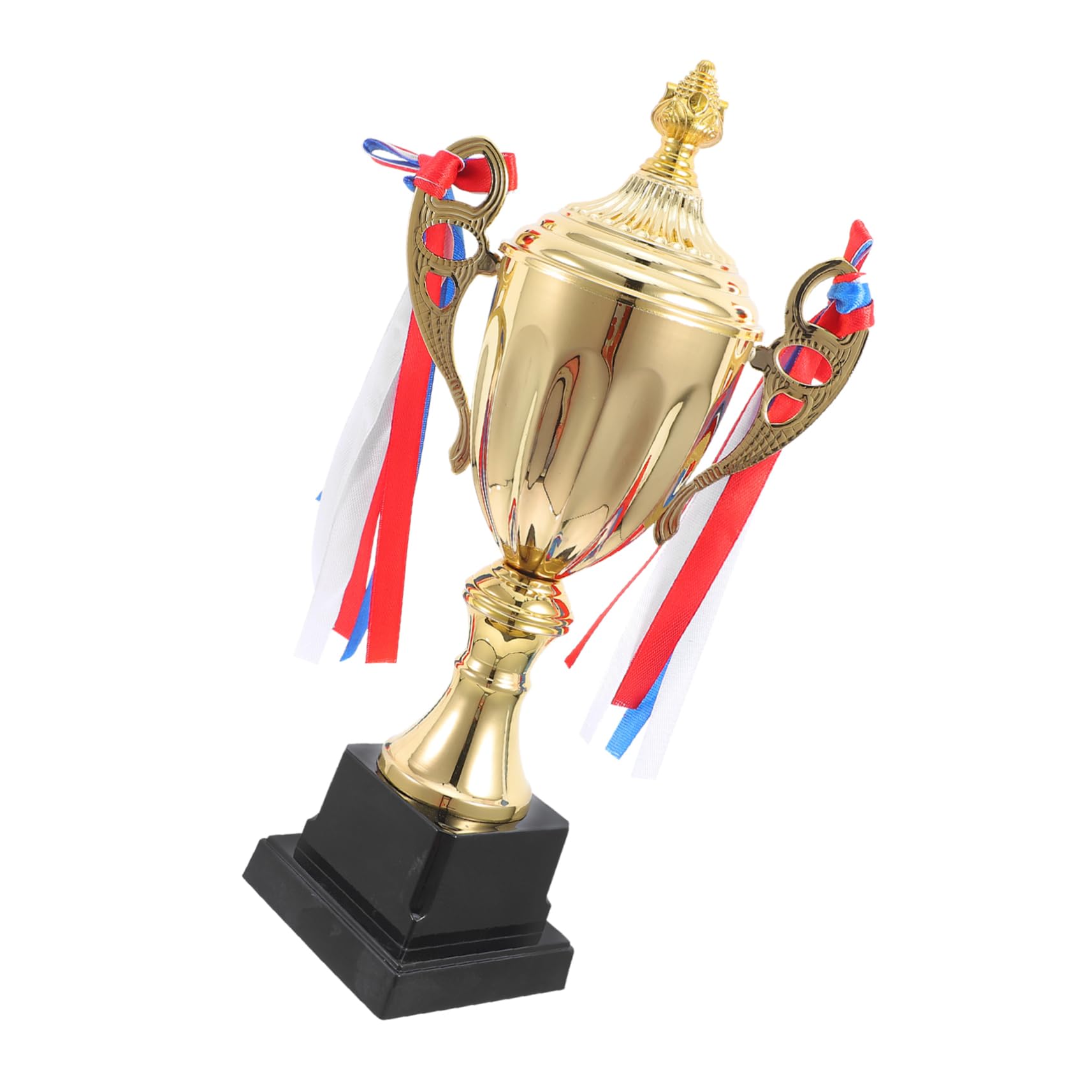 Coppa Premio Sportiva Oro in Plastica 28,5cm per Competizioni e Premiazioni Scolastiche, Design Elegante e Facile da Trasportare