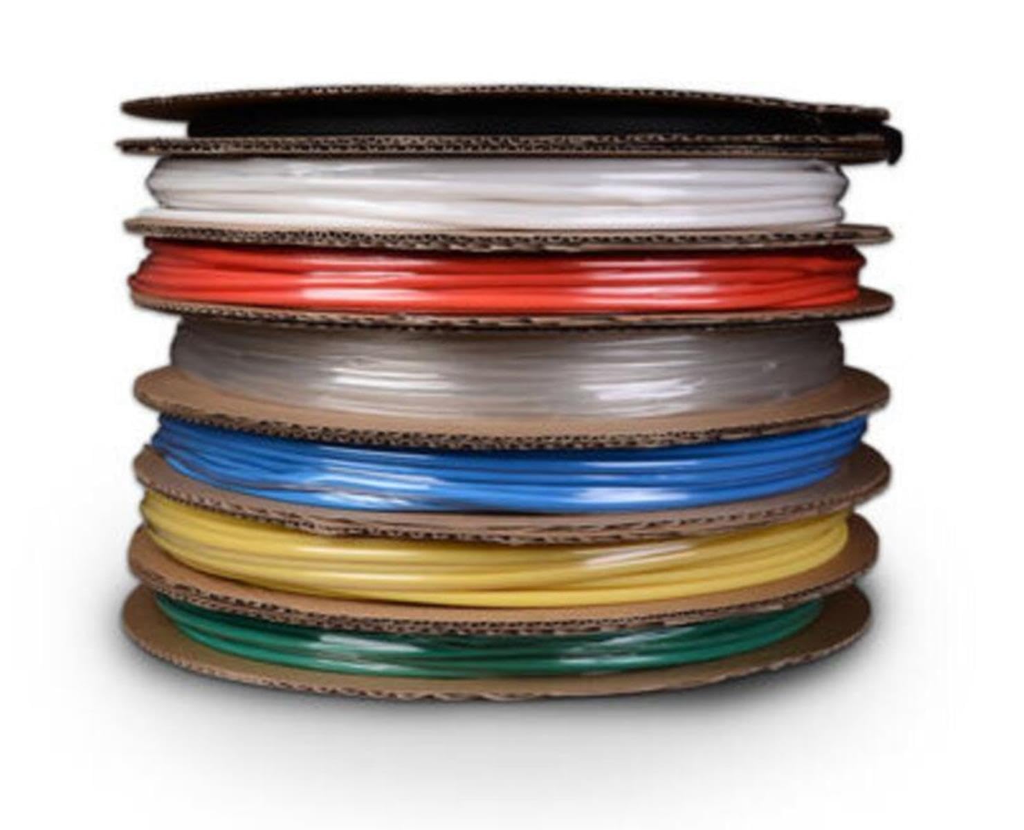 120 150 180MM Guaina termorestringente in poliolefina 2:1 Guaina termorestringente Bianco Rosso Giallo Blu Verde Trasparente Nero-Nero,120 mm