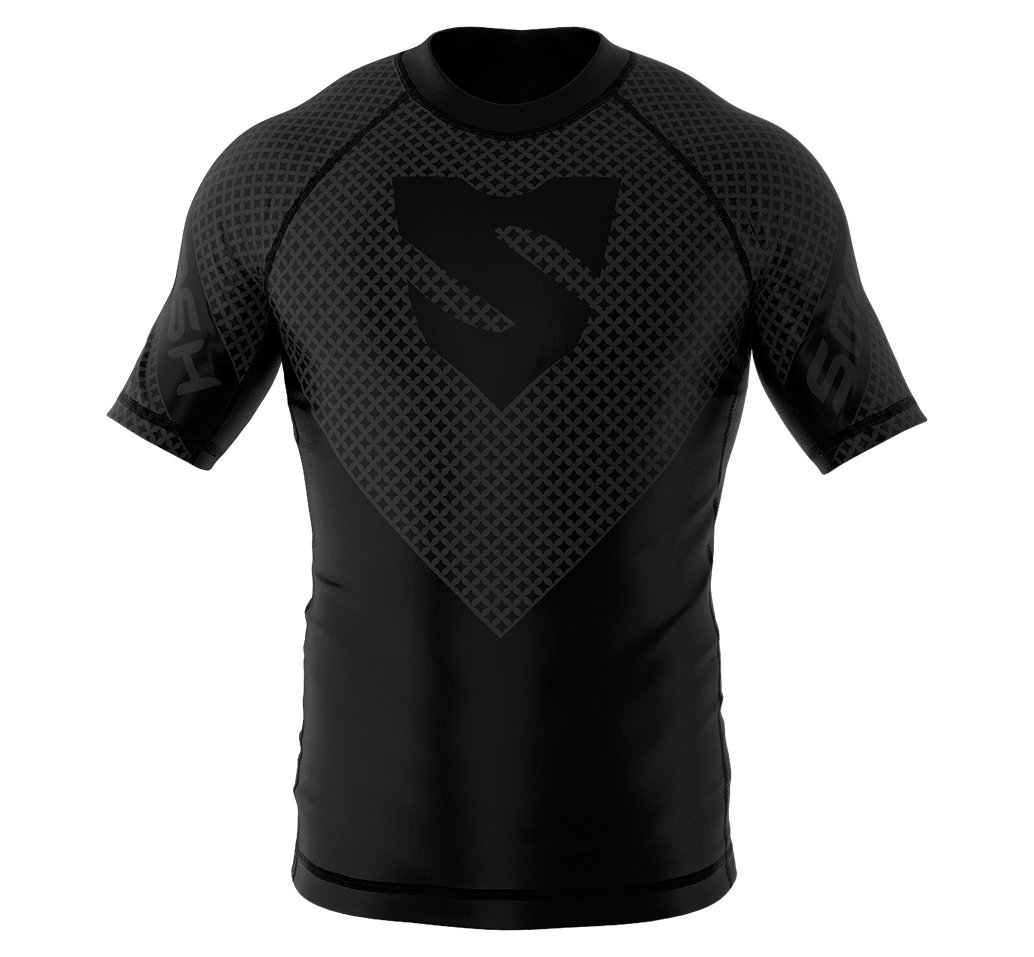 SMMASH Helion Rashguard Hombre Manga Corta, Camisetas Hombre para MMA, Artes Marciales, Krav Maga, BJJ, K1, Karate, Material Transpirable y Antibacteriano — view 16