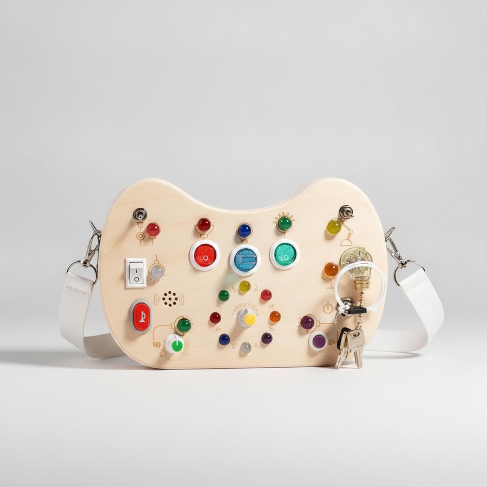 MagiDeal Tavola Sensoriale in Legno Multiactività |, Pannello Sensoriale, Didattico, Giocattolo, per, Casa, Neonati