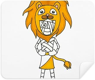 Egypt Mummy Horus Lion Hat Cleaning Cloth Screen Cleaner 2pcs Suede Fabric