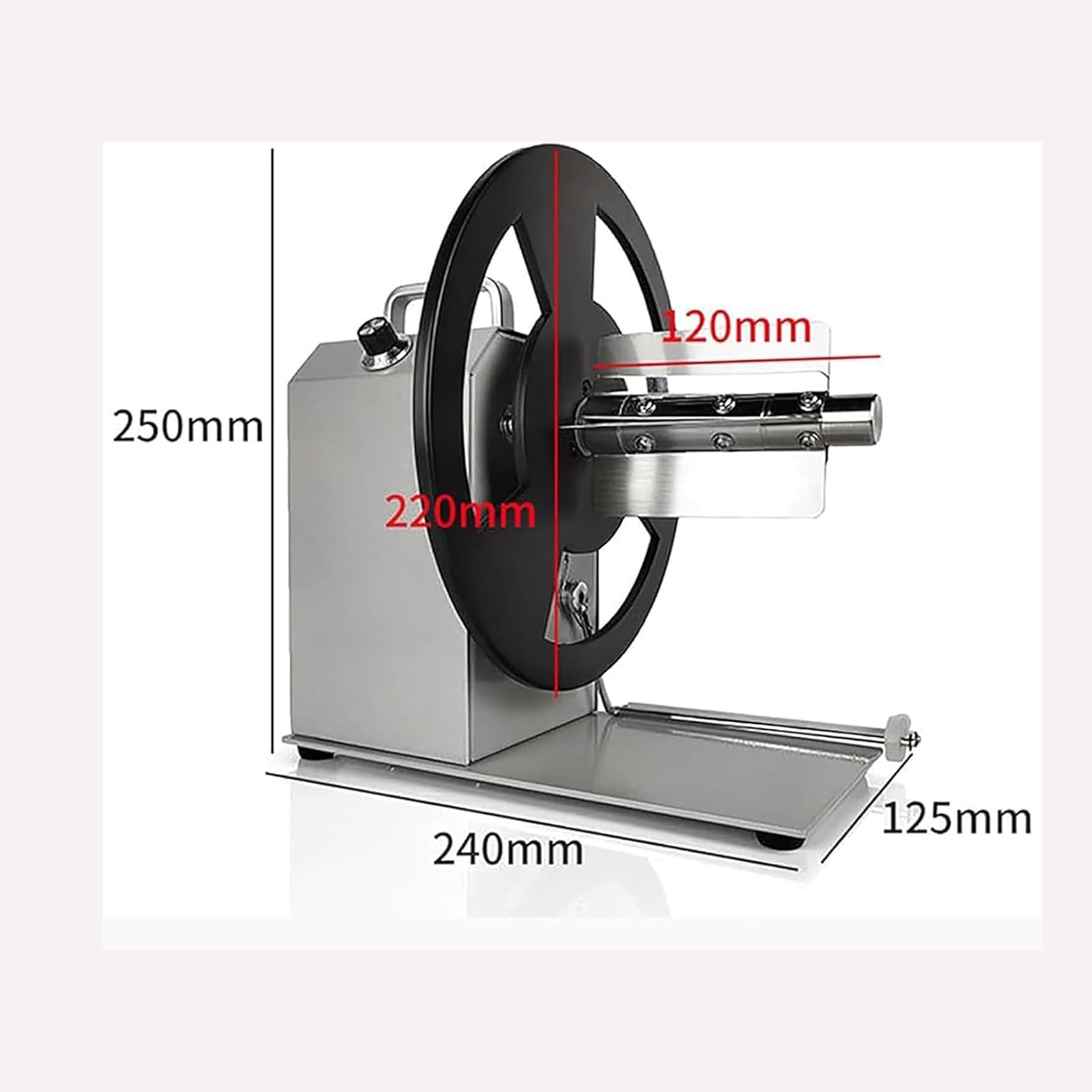 Automatyczny przewijacz etykiet, maszyna do przewijania etykiet, średnica przewijania: 220 mm/1-10/ cali, regulacja prędkości/przewijanie szerokości 120 mm, do logistyki, biur