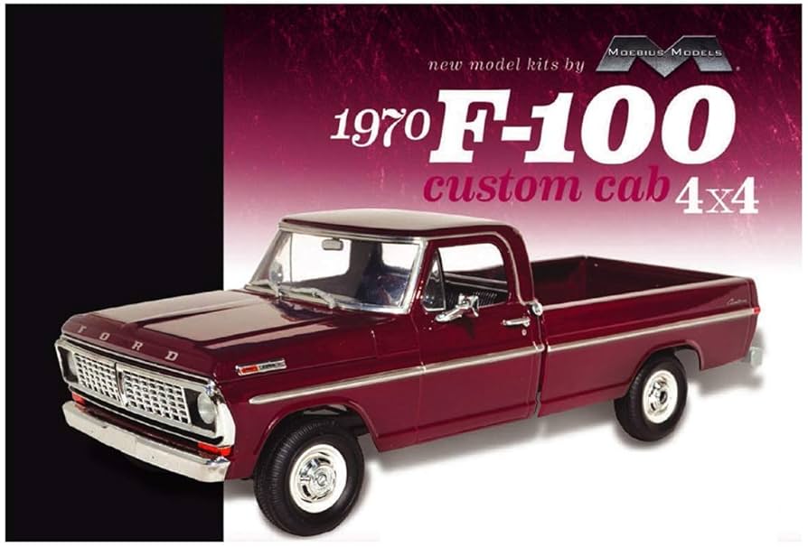 メビウスモデル 1/25 1969 ford f-100 custom cab Model Car Garage - The 1969 Ford F-100 Custom Cab Short Bed