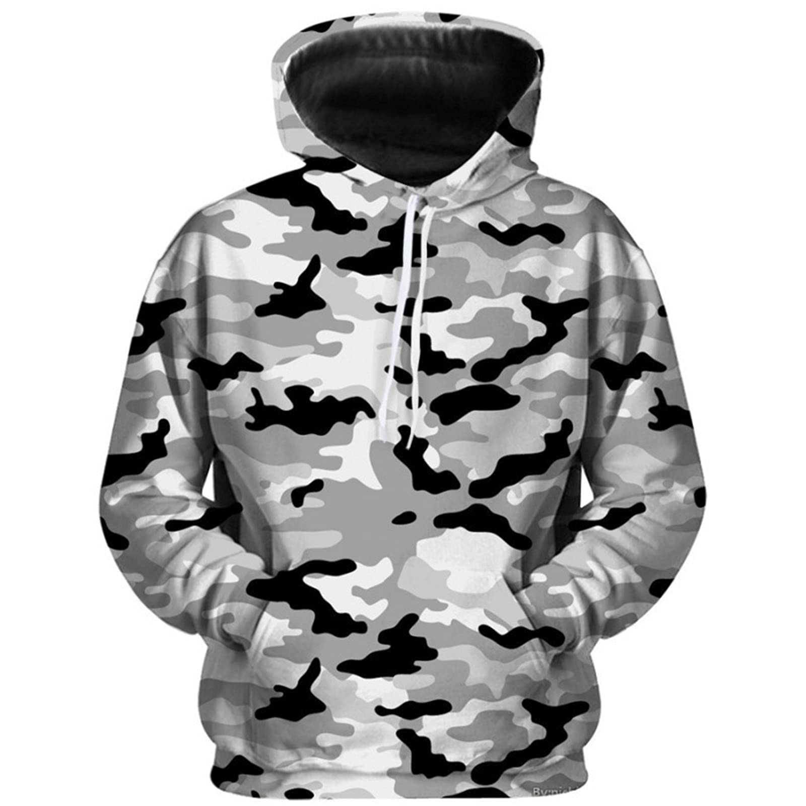 keephen Men's Pullover Sweatshirt Camouflage Hoody Urban Streetstyle Pull-Over Premium Hooded Sweat
