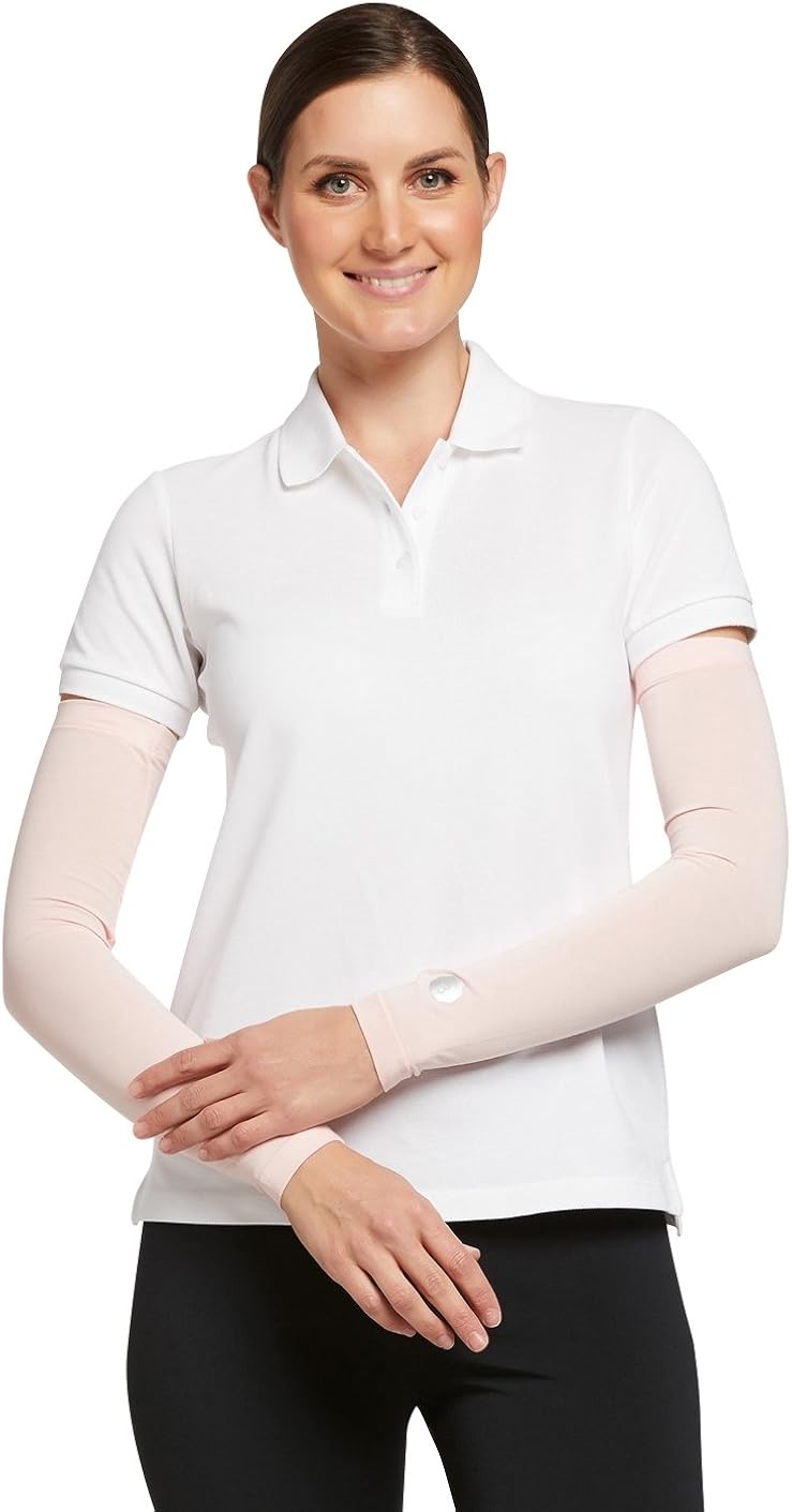 Solbari UPF 50+ Sun Protective Arm Sleeves – Sensitive Collection, UV Protection For Men & Women, (Set of Two Sleeves)