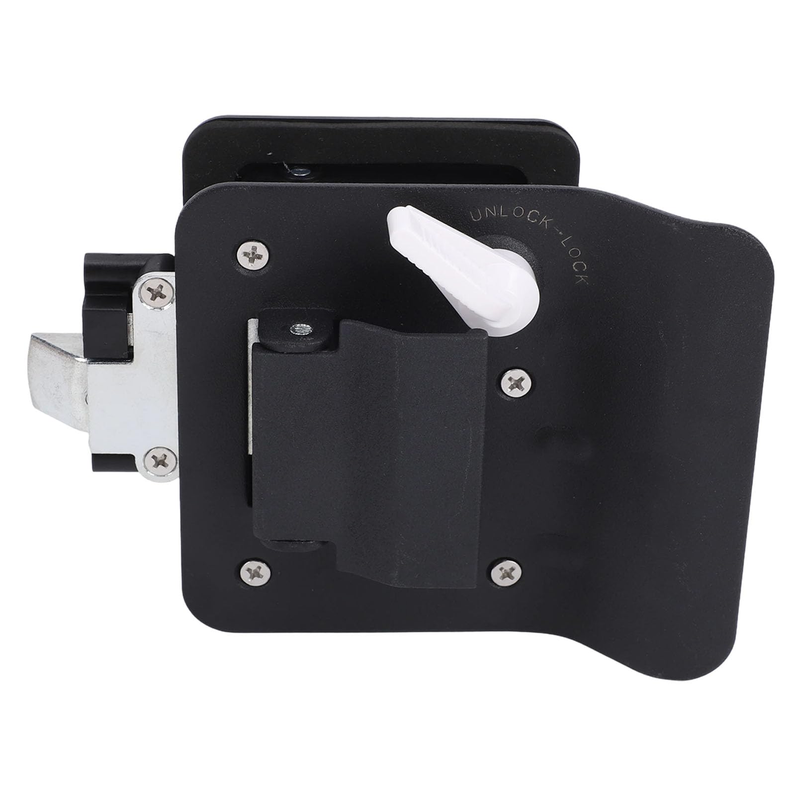 Zamek do Drzwi Przyczepy ze Stopu Cynku, Podwójne Otwieranie, śruba
