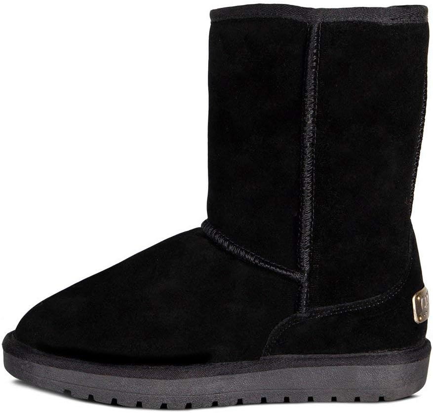 Cloud Nine Sheepskin Women’s 9 Inch Winter Boots – Classic Ladies Sheepskin Boot, Black - 9 - Image 2