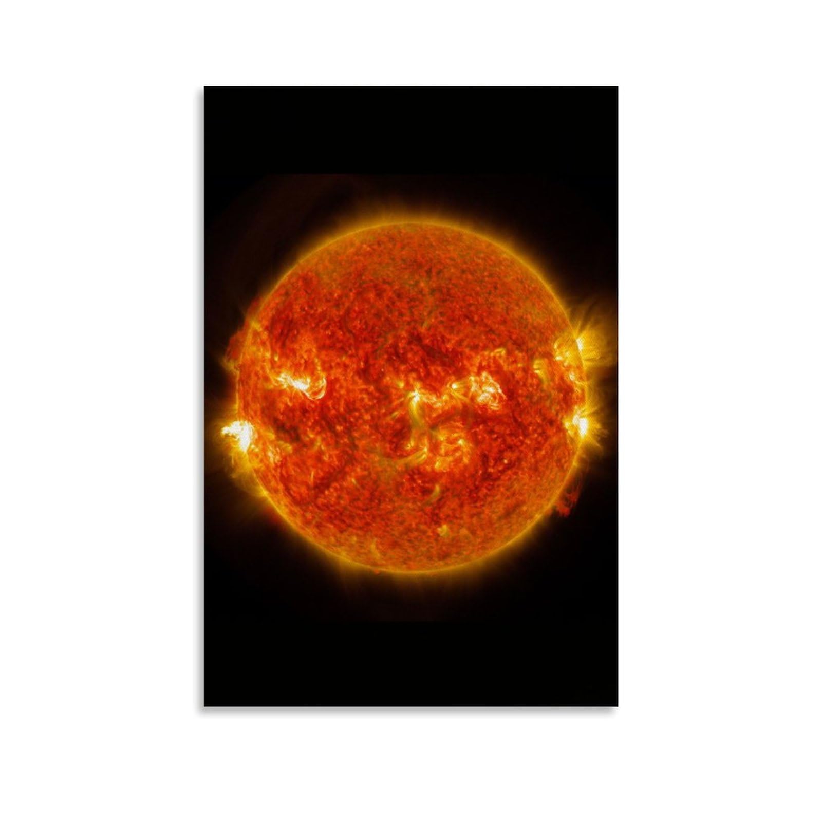 The Sun Space Poster Office Room Decor Cosmic Starry Sky Wall Art Posters for Wall Decoration 16x24inch(40x60cm)