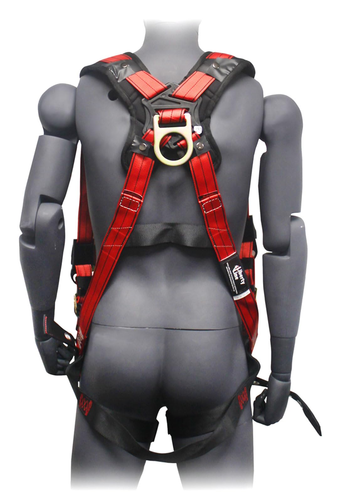 Liberty Line Democracy Essential 5-Point Full Body Harness with Removable Back-Shoulder Pad, TB Legs (ANSI)