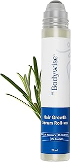 Be Bodywise Rosemary Hair Growth Serum (Roll On) | 3% Redensyl, 2% Aminexil & 2% Anagain | Thicker & Stronger Hair | Preve...