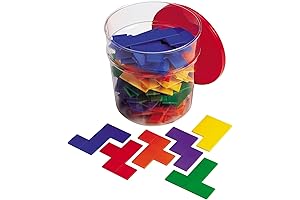 Learning Resources Rainbow Premier Pentominoes Set