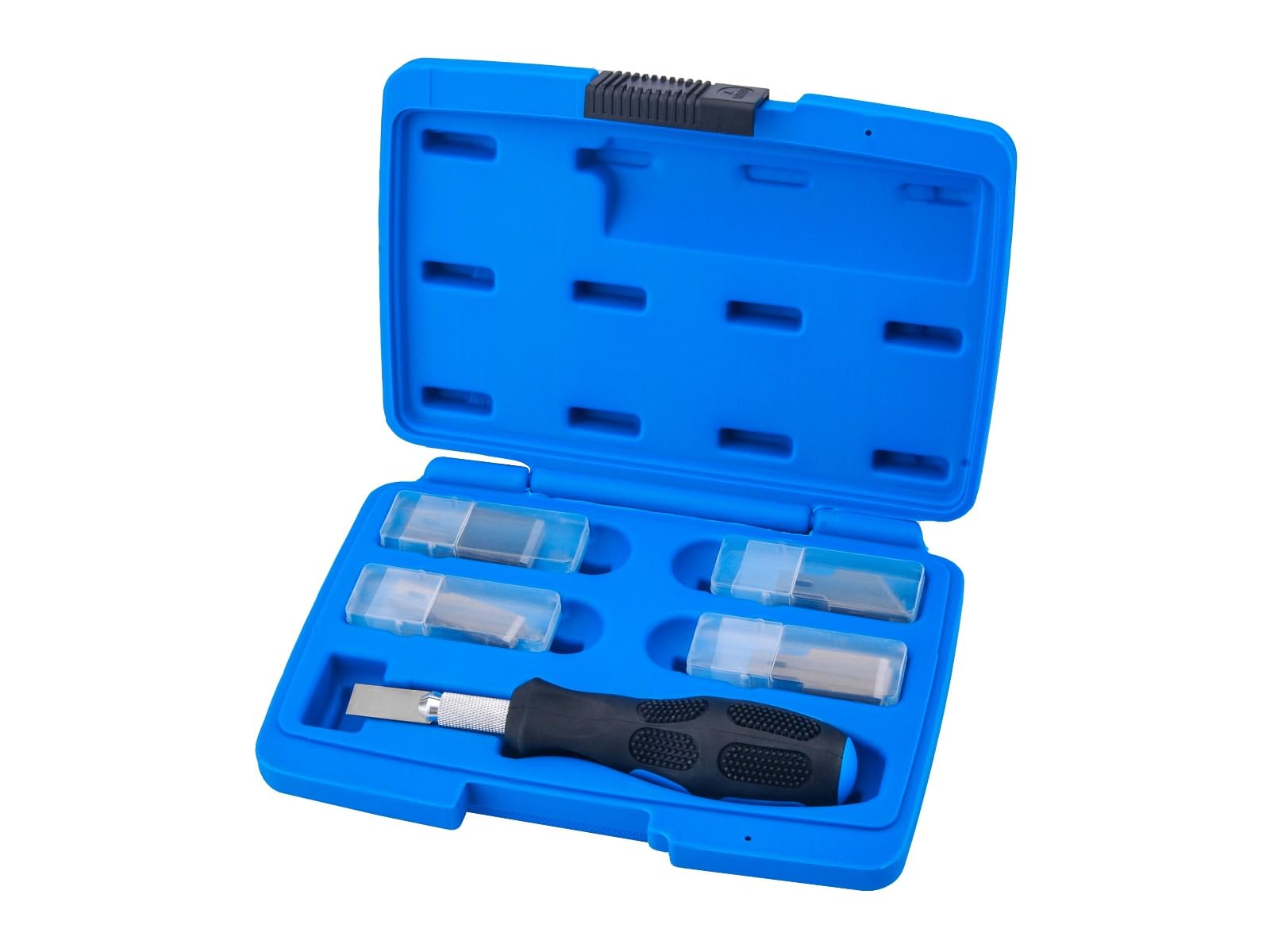 JAAGS Professional Auto Glass Pinchweld Scraper Tools, Auto Windscreen 42PCS Scraper and Blades Set, Windshield Removal Tool Kit with Surgically Sharp Blades. Very Sharpe Hand Craft Scraper kit