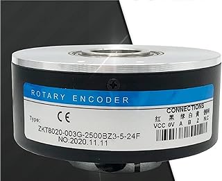 BOBYK ZKT8020-003G-2500BZ3-5-24F Rotary Encoder Hollow Shaft Rotary Optic Encoder Speed Sensors Applied in Elevator Customize 18 20 30 (Size : 1024Pulse, Color : 30MM)