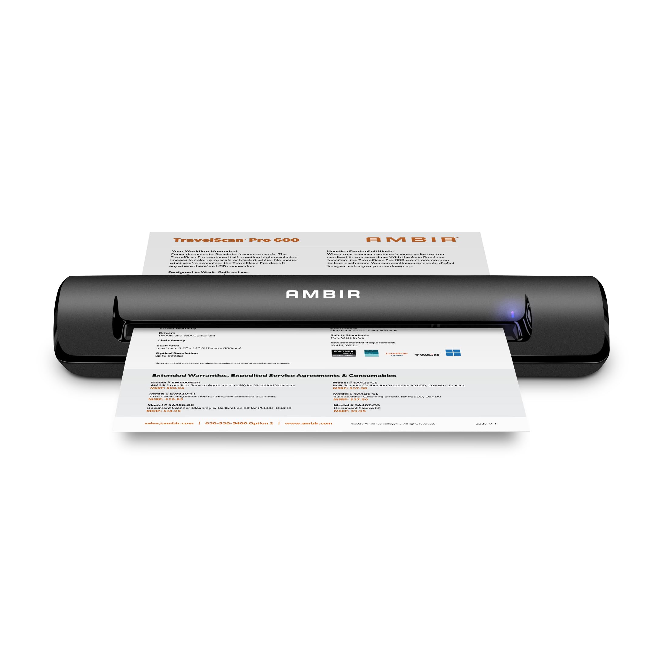 TravelScan Pro 600 Simplex Document Scanner