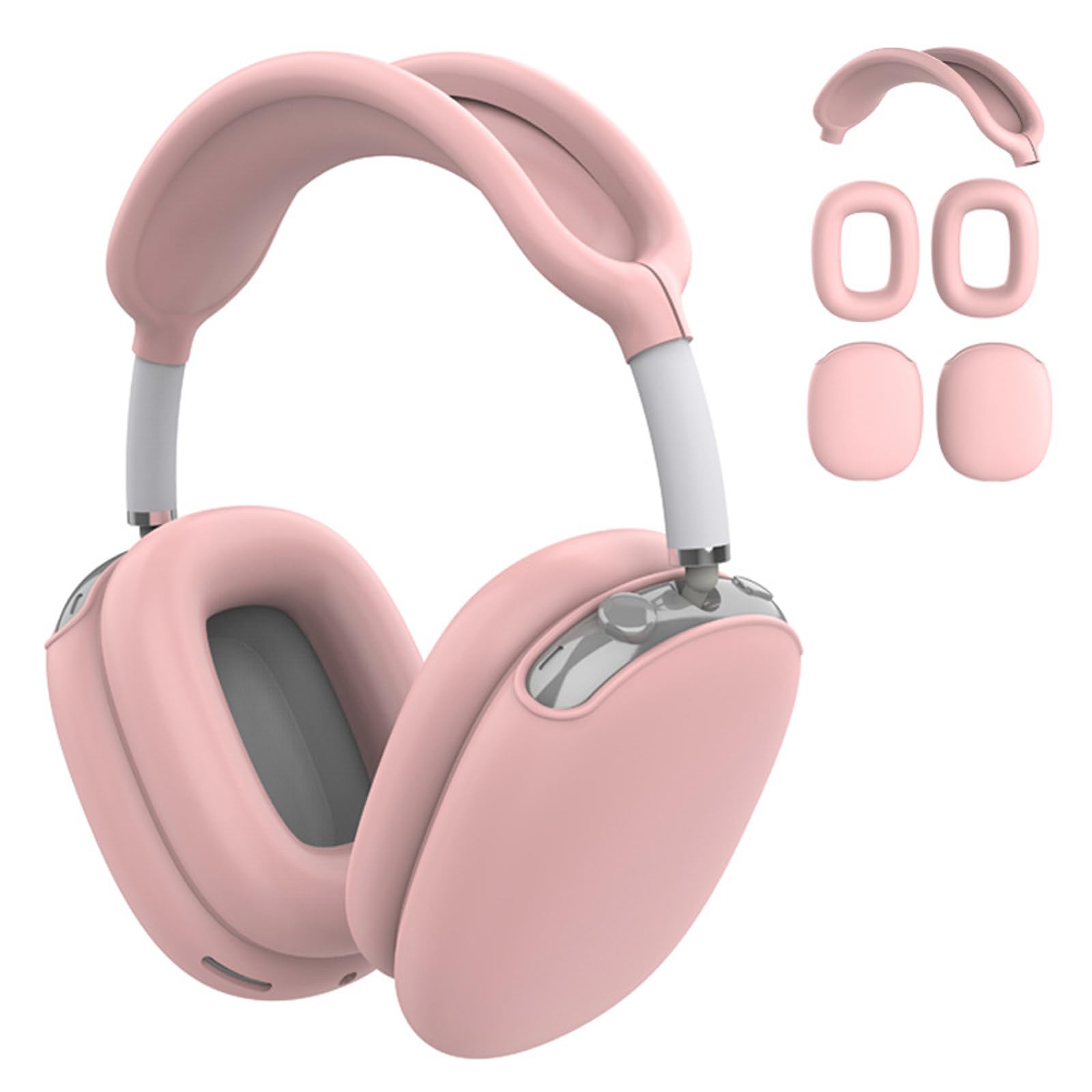 Buxuaaaa Flexible Headphone Cover with NonSlip Surfaces Design and Accurate Port Access for Seamless Functionality Headband Cover Silicone Case