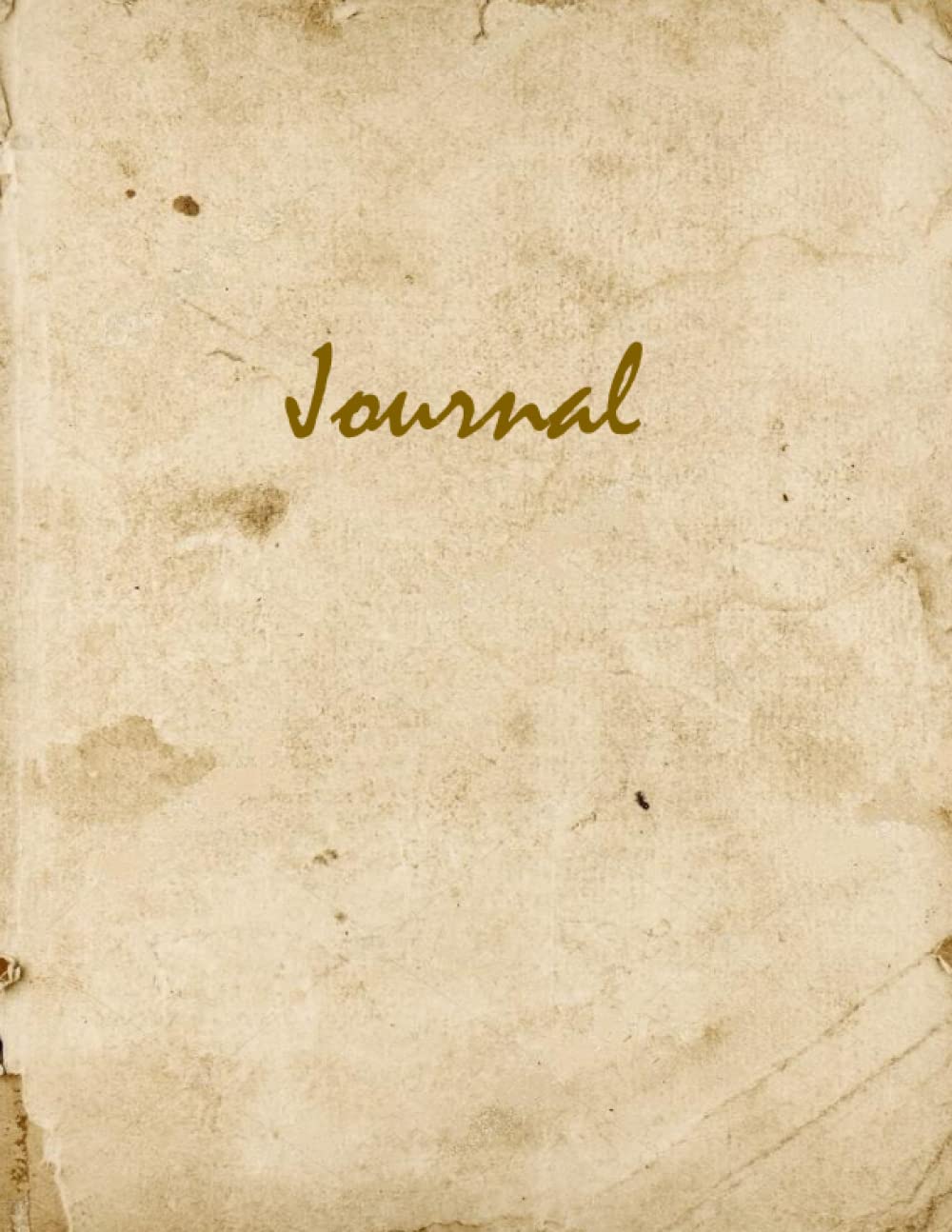 Journal Notebook for Writing , Parchment style , for notes , thoughts , self development