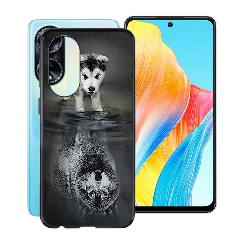 COMAKU Cover per Oppo A98 5G, con 360° Magnetica Anello Supporto, Anti
