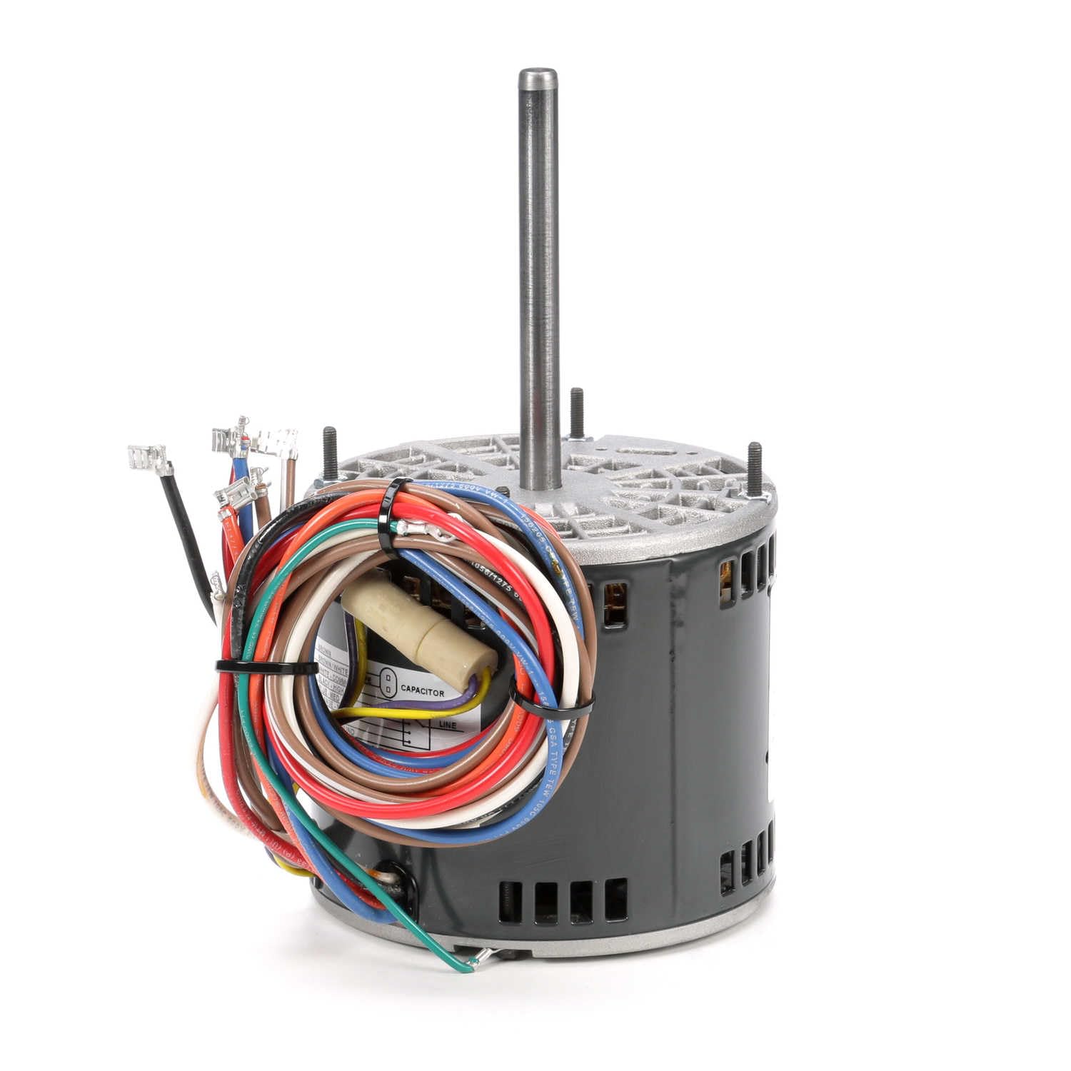 Marathon X033 48Y Frame Direct Drive Blower Motor, Single Phase PSC, Thru-Bolt Mount, Open Air Over, Shaft Dimension 1/2" x 5", 6.1 amp, 1/2 hp, 1075/4 RPM, 115V