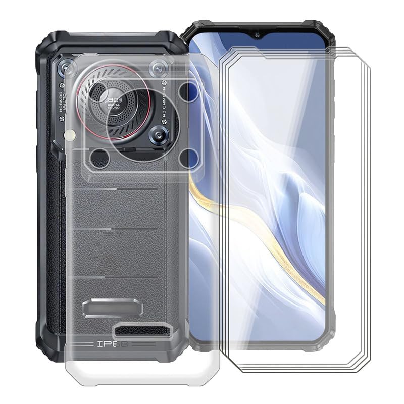 Case For Oukitel WP36 + [2 Pack] Glass Screen Protector Tempered Film - View #12