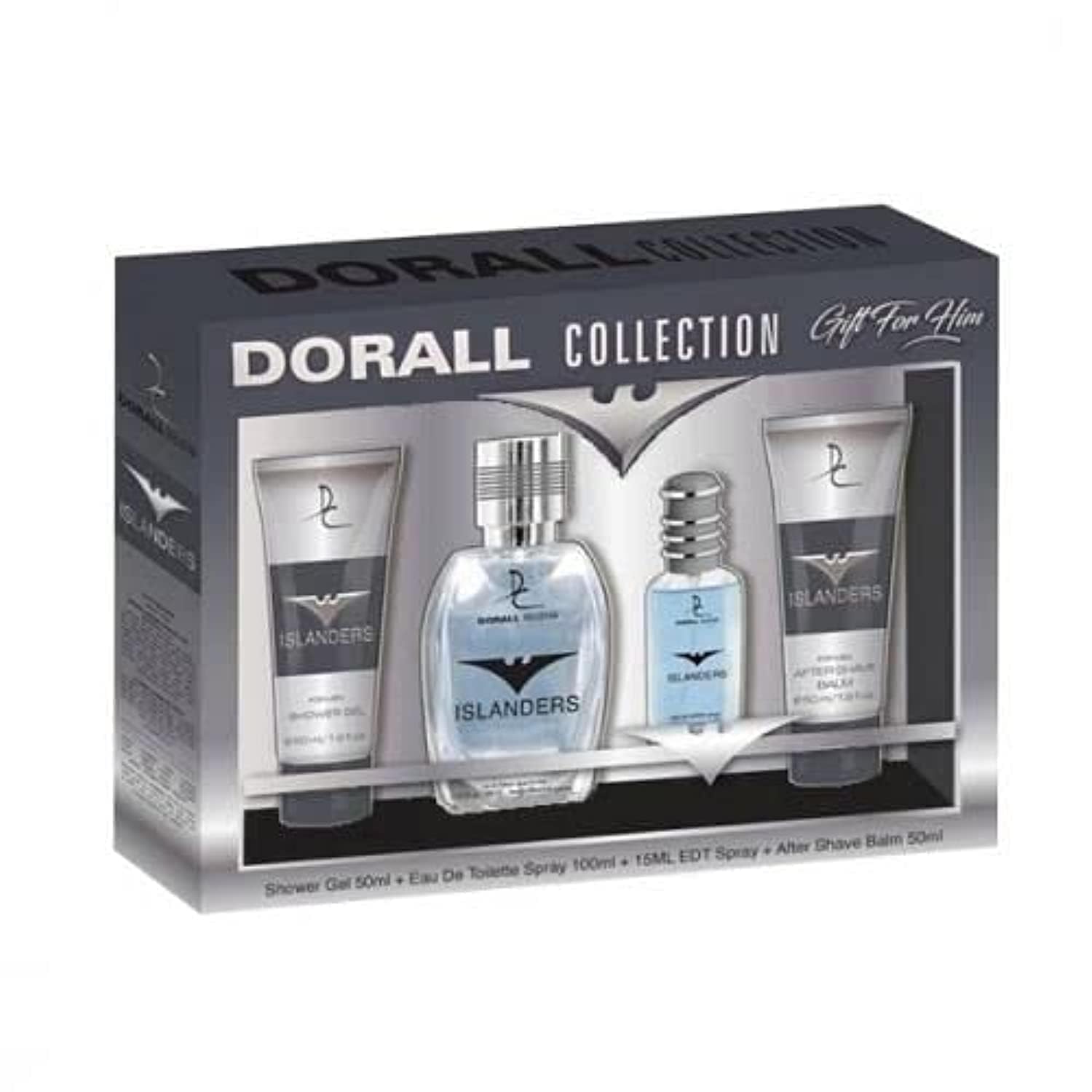 Dorall Collection Islanders Maxi Gift Set (EDT 100ml&15ml + After Shave Balm 50ml + Shower Gel 50ml)-image-16