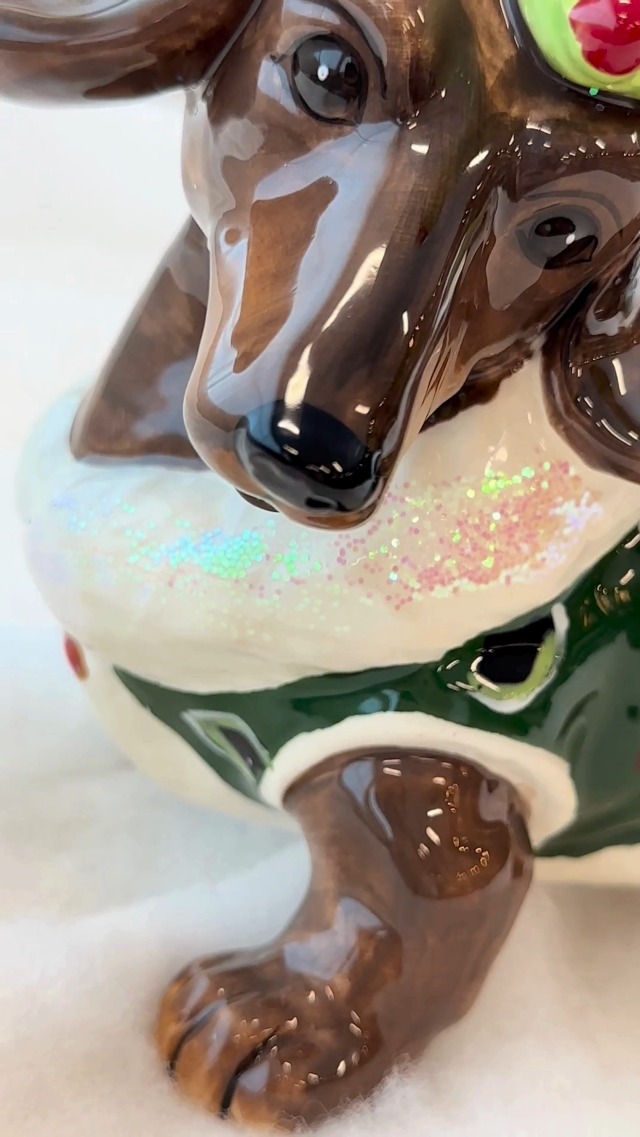 Amazon.com: Blue Sky Clayworks Dachshund 19026 Puppy Dog Dressed