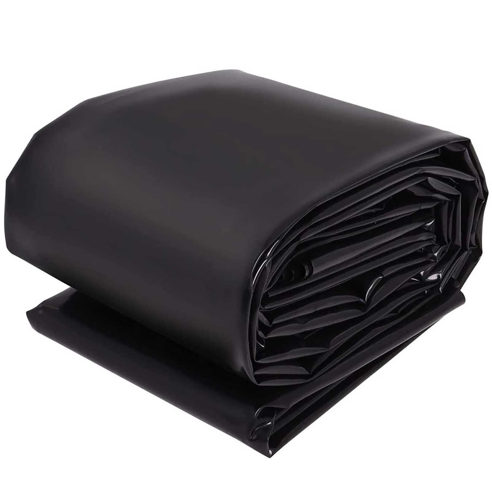 Rivestimento per laghetto resistente – Gomma HDPE resistente ai raggi UV per stagni esterni, habitat di pesci e acqua, telo pieghevole per giardini e paesaggistica