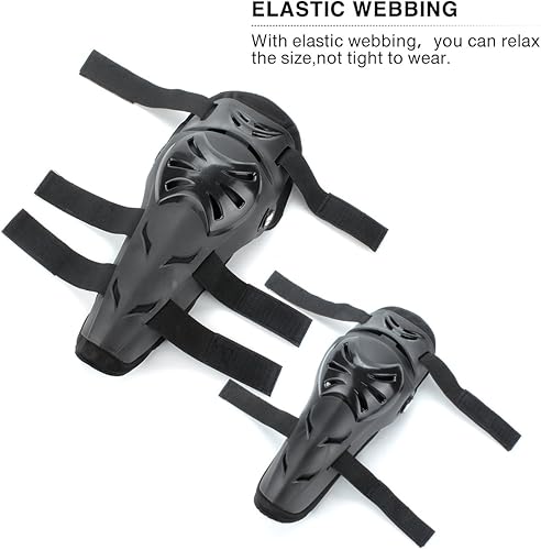 Miniatura 6 de GES Rodilleras para motocicleta  4 rodilleras para adultoscoderas de motocicletaalmohadillas ajustables para rodilleras, protectores de codo para