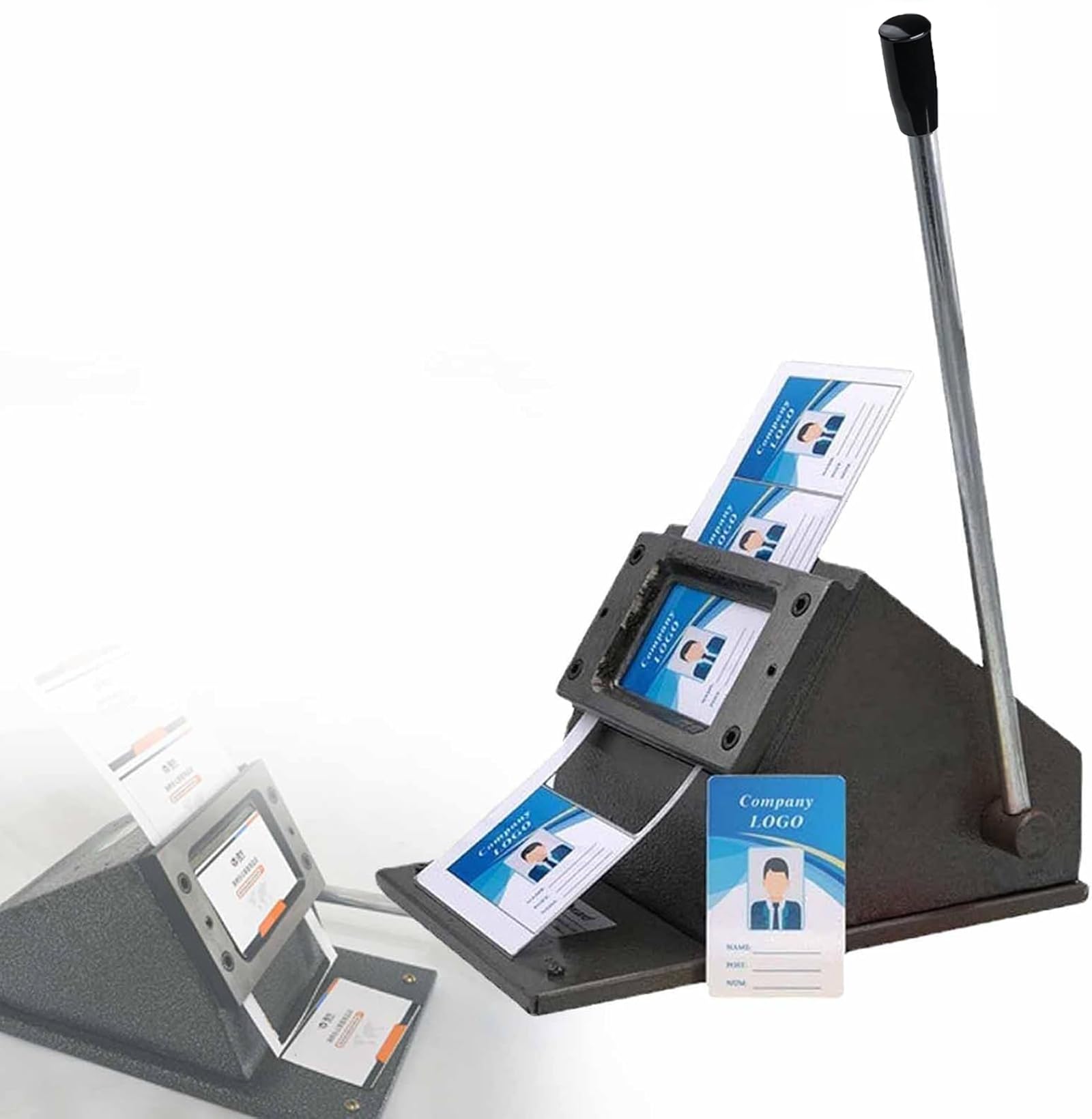 Taglierina Angolare Manuale Per Carte D'identità, Macchina Per Angoli Arrotondati Per Carte Di Credito Da Tavolo Con Lama In Acciaio, Posizionamento Accurato Di Dimensioni 86 * 54 Mm, Per Tipografia