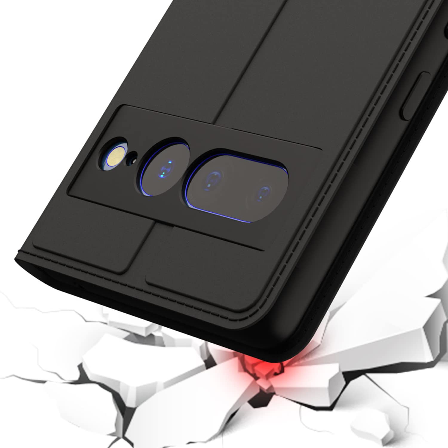 Kapa Pixel 7 Pro Leather Flip Case - Magnetic & Card Holder -4
