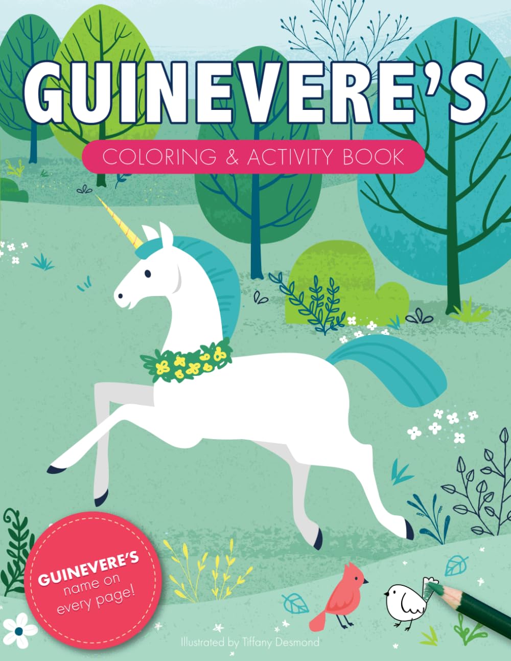 Guinevere's Coloring & Activity Book: A Custom Gift For Guinevere - Her Name on Every Personalized Coloring Page (Personalized Coloring Pages)