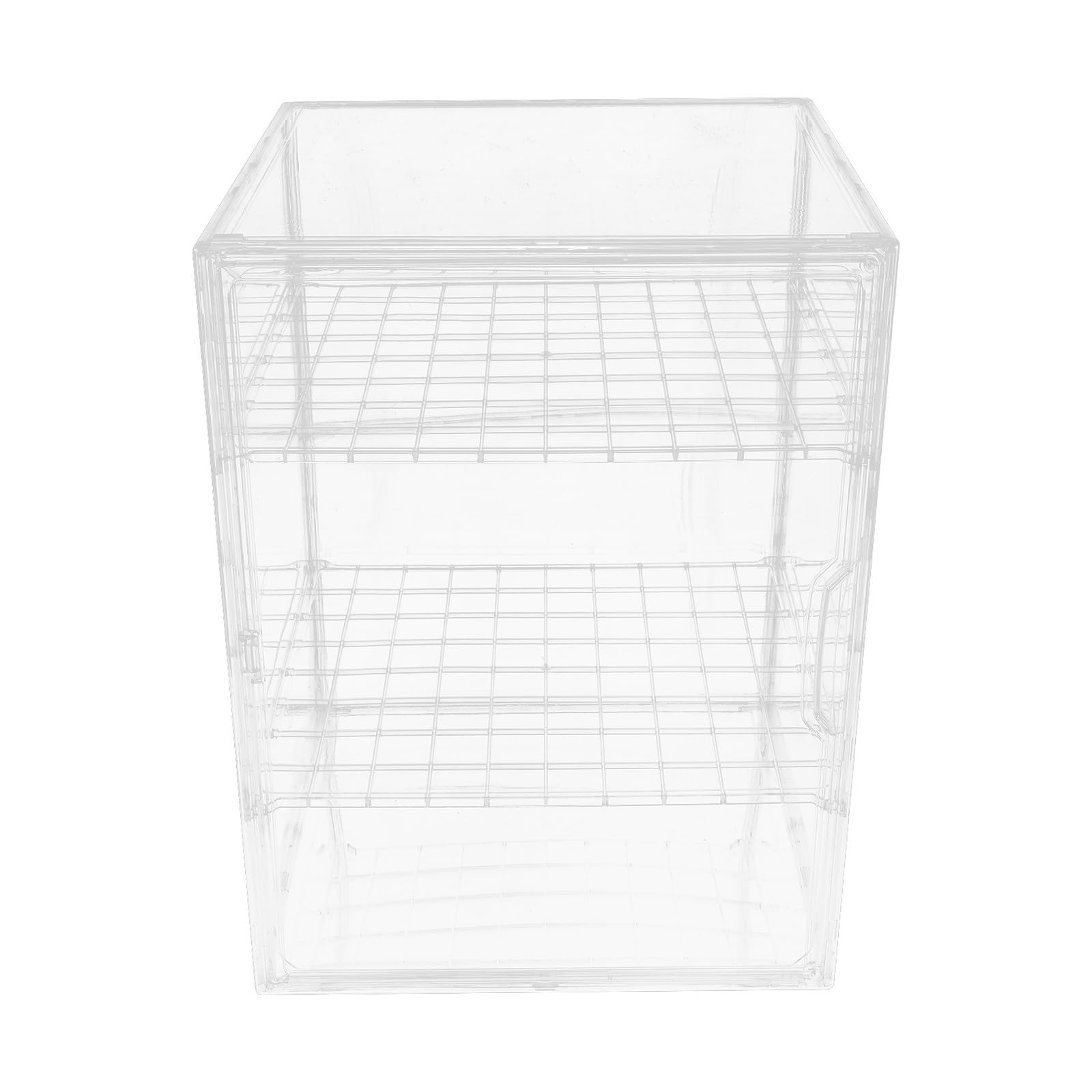 VILLCASE Vitrina Transparente de Acrílico de 3 Niveles para Panadería y Postres, Organizador Ajustable para Exhibición y Almacenamiento en Mostrador de Cocina