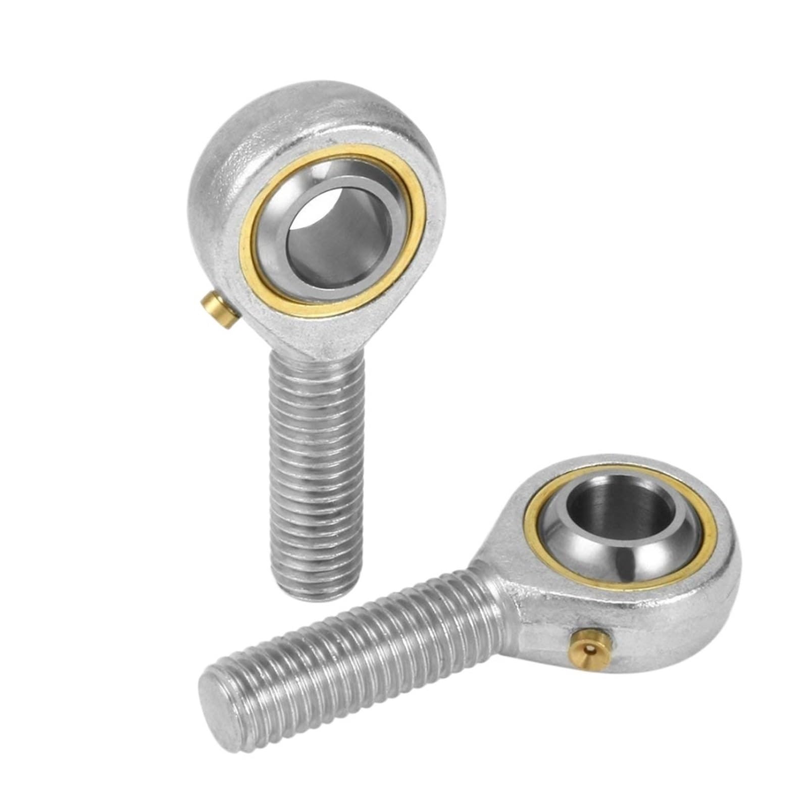 Lyofeon 4PCS POS8 8mm Bore Diameier Rod End Bearing M8x1.25 Thread Ball Joint Rod End(Left Thread)