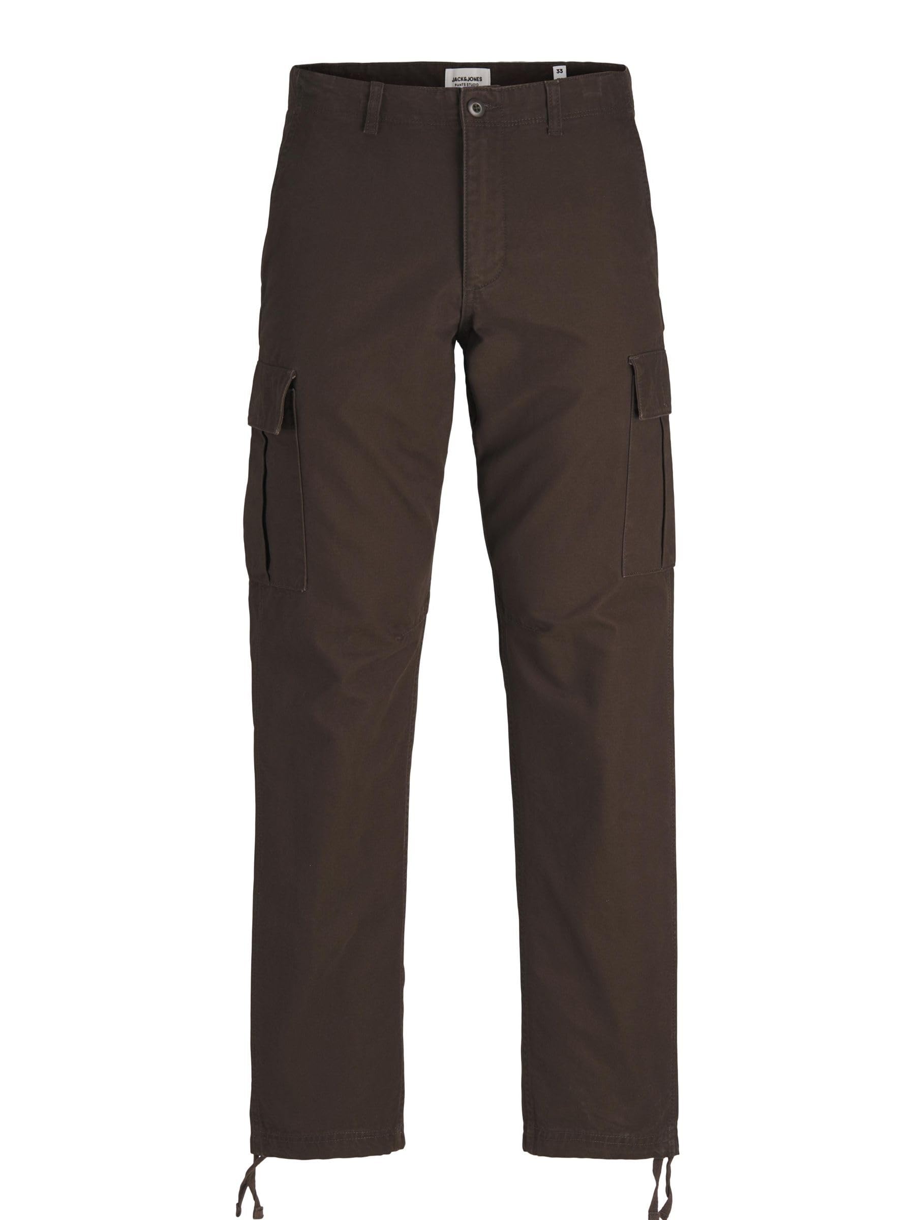 JACK & JONES Men's Jpstkane Jjbarkley Cargo Pant Noos Trousers, Wren, 31 W/30 L