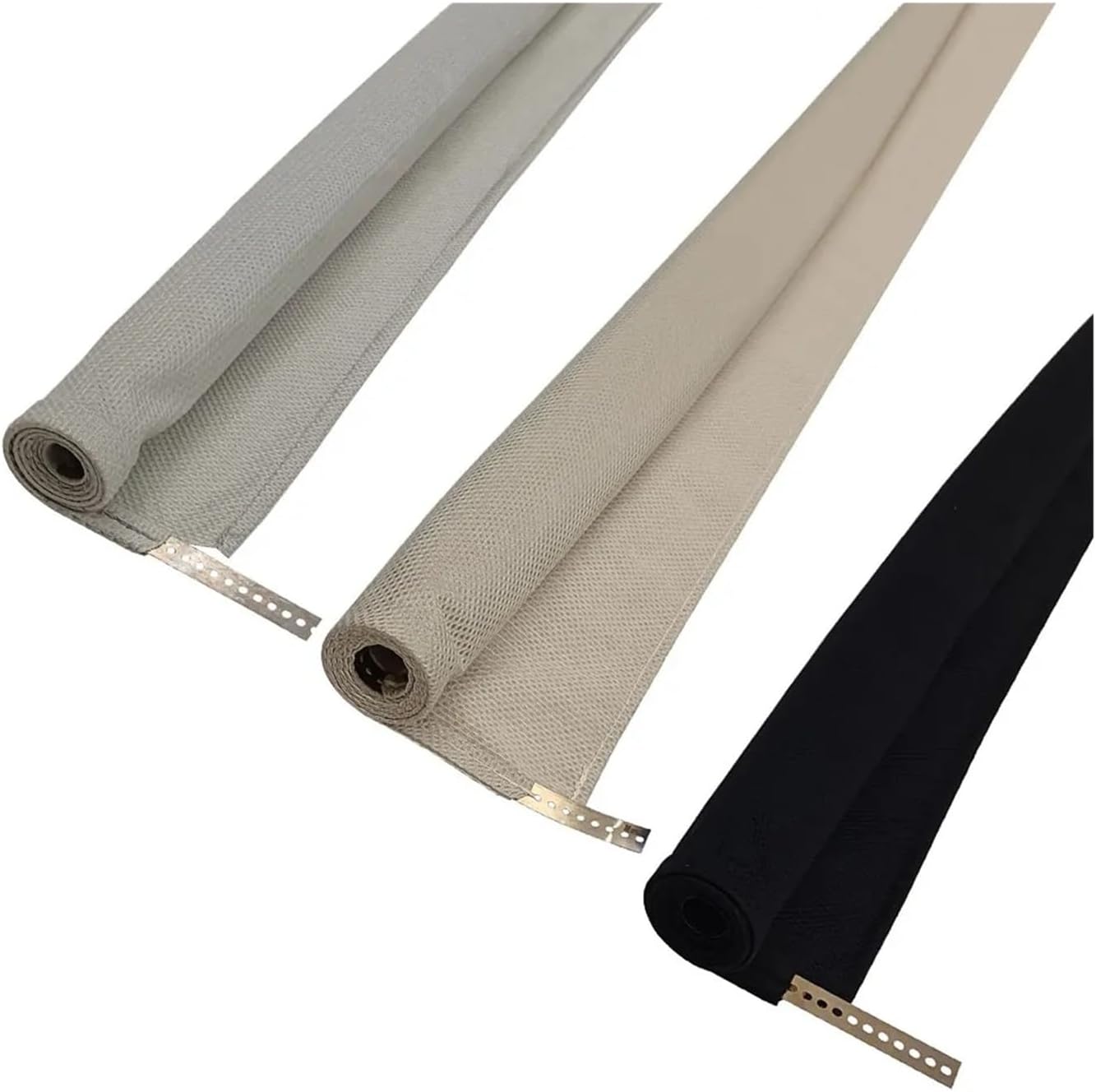 Car Panorama Sunroof Roller Blinds Sunshade Curtain Cover Assembly Compatible For Audi A1 5-Door Version A3 2010 2011 2012 2013 2014-2018(Black Cloth x Clips)