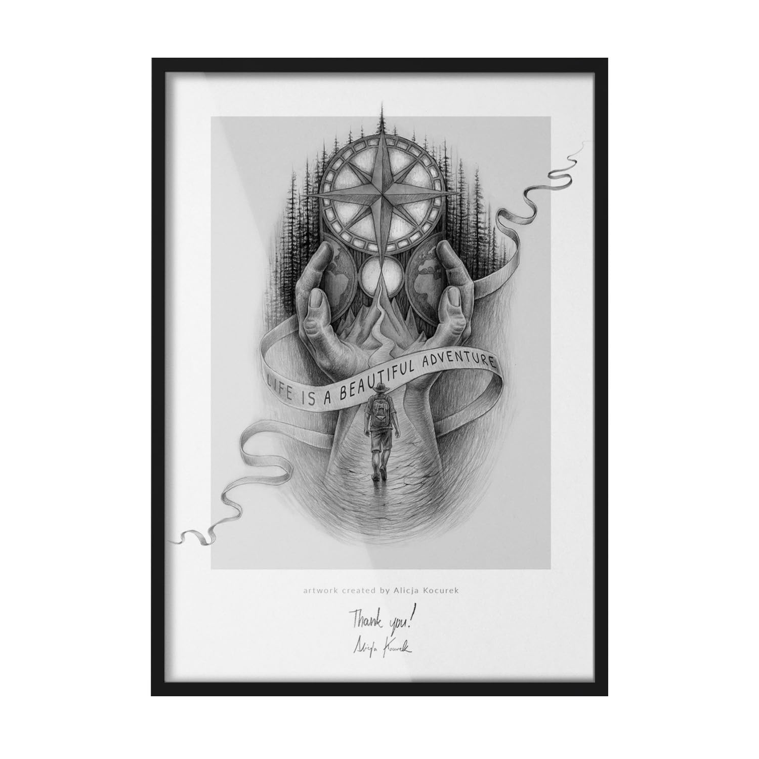 Marco Grande de Foto Negro 70x100 cm Elegante Diseño Decoracion Hogar Marco de Plástico di Alta Qualità Acrílica Irrompible Duradero para Exhibición Vertical y Horizontal Colgar en Pared