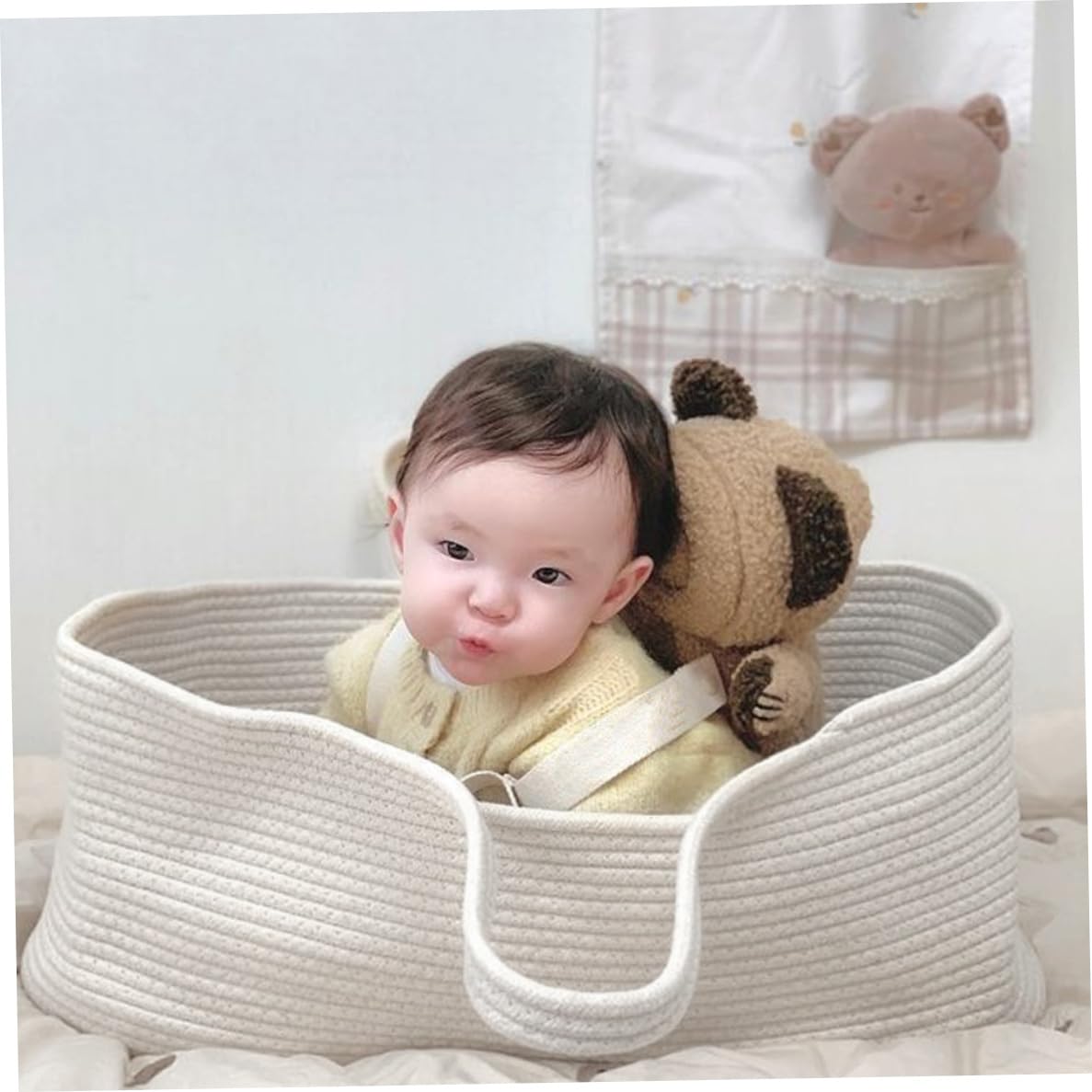 Baby-Wickelkorb, zusammenklappbar, für Babys, Reisen, zum Schlafen, 70 x 40 x 25 cm